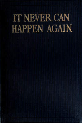 It Never Can Happen Again cover