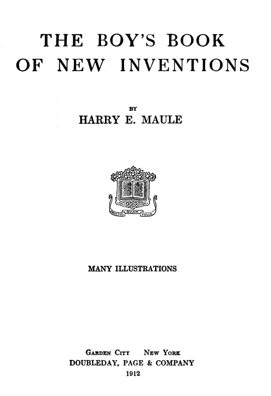 The Boy's Book of New Inventions cover