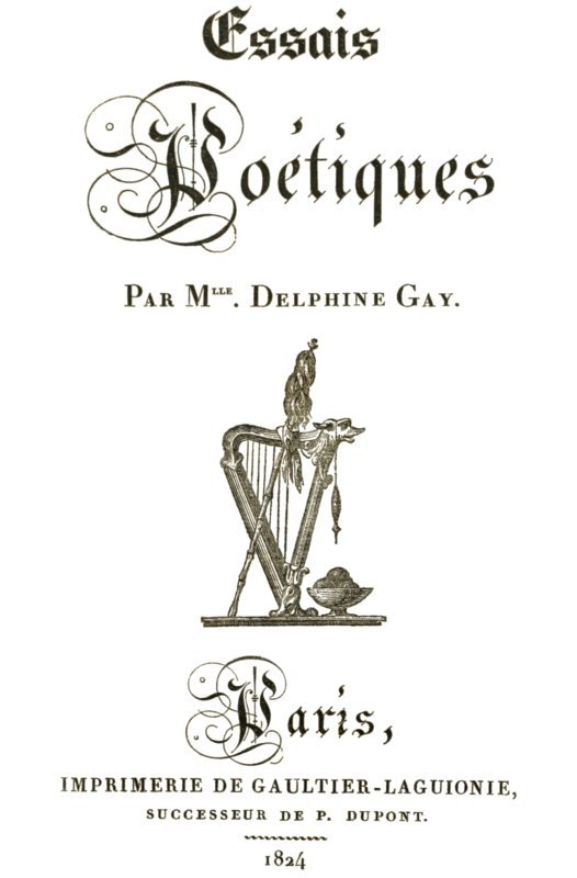 Essais poétiques cover