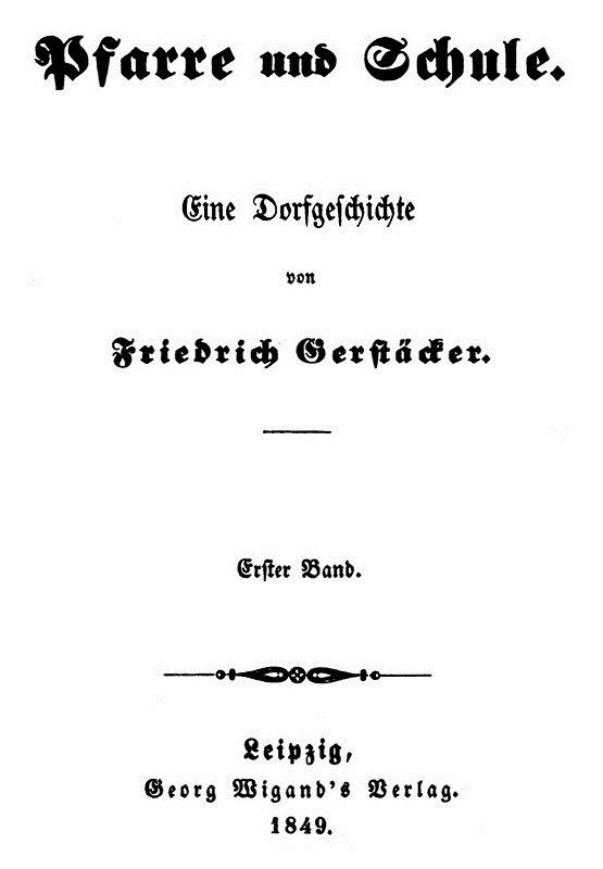 Pfarre und Schule: Eine Dorfgeschichte. Erster Band. cover