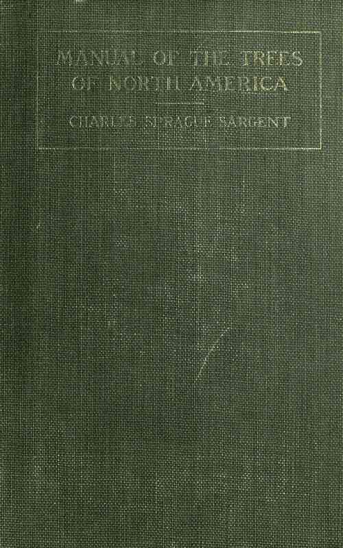 Manual of the Trees of North America (Exclusive of Mexico) 2nd ed. cover