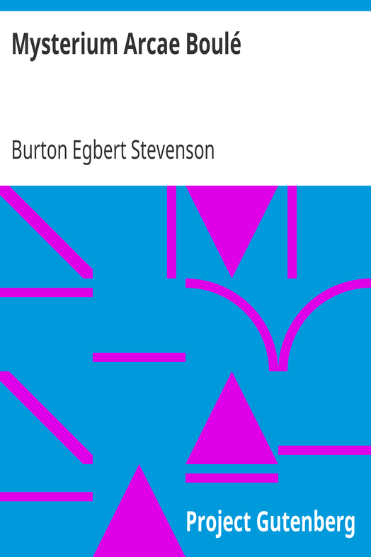 Mysterium Arcae Boulé cover