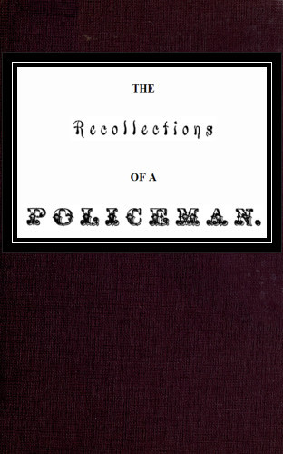 Recollections of a Policeman cover