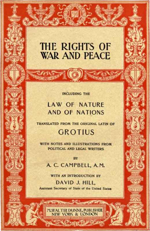 The Rights of War and Peace cover