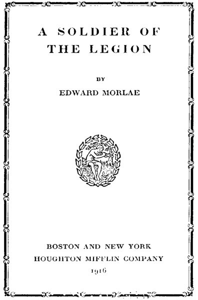 A Soldier of the Legion cover
