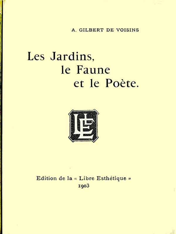 Les jardins, le faune et le poète cover