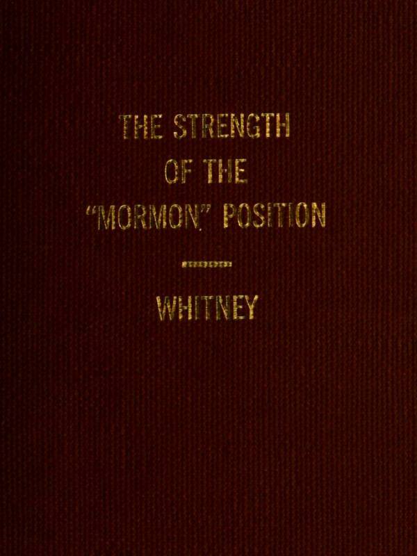 The Strength of the "Mormon" Position cover