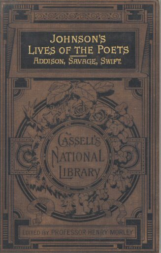 Johnson's Lives of the Poets — Volume 1 cover