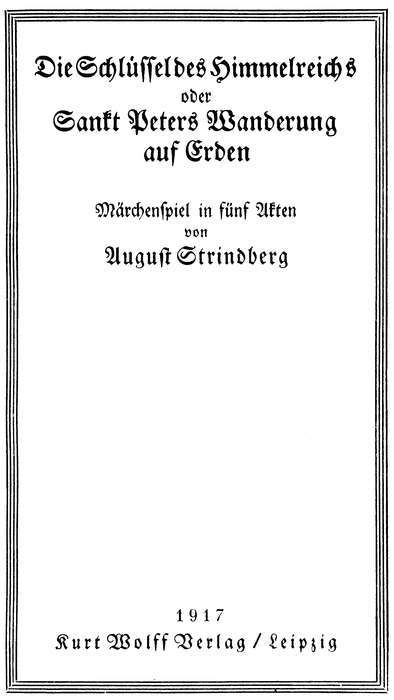 Die Schlüssel des Himmelreichs; oder, Sankt Peters Wanderung auf Erden cover