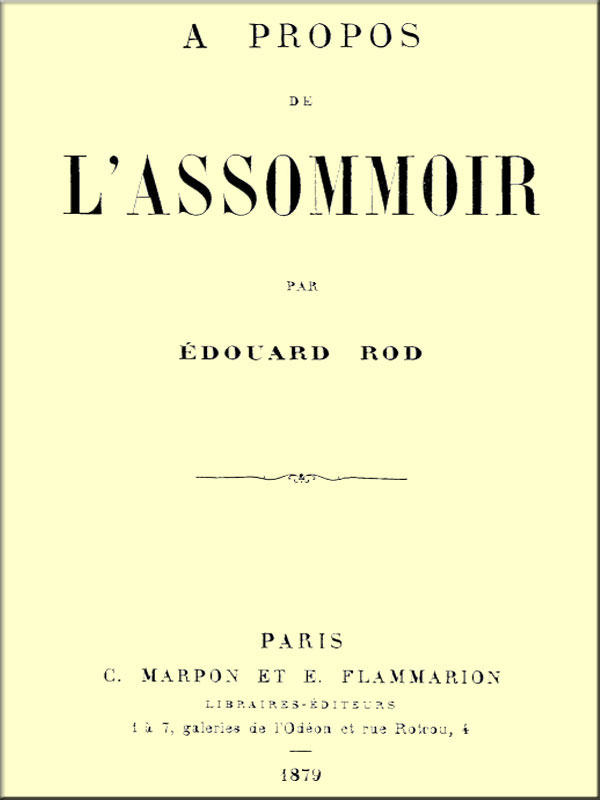 A Propos de l'Assommoir cover