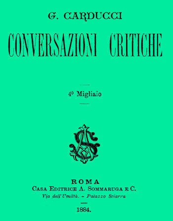 Conversazioni critiche cover