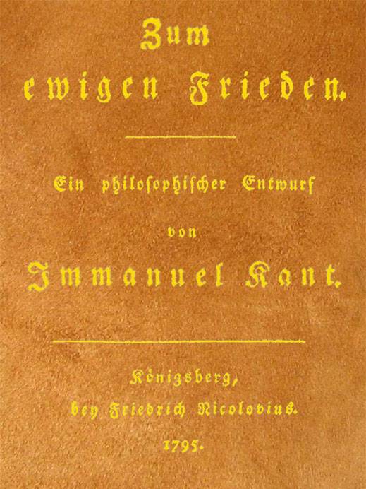 Zum ewigen Frieden: Ein philosophischer Entwurf cover