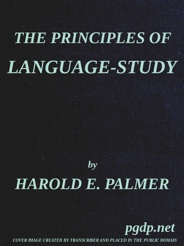 The Principles of Language-Study cover