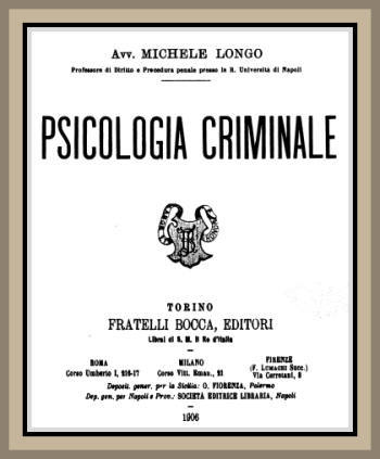 Psicologia criminale cover