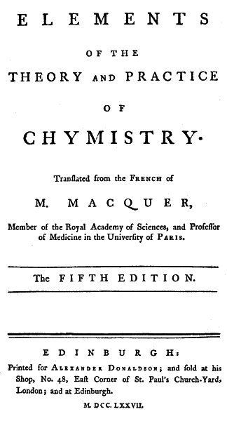 Elements of the Theory and Practice of Chymistry, 5th ed. cover