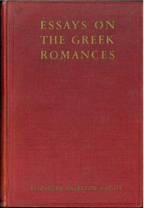 Essays on the Greek Romances cover