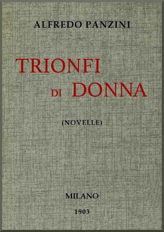Trionfi di donna (novelle) cover