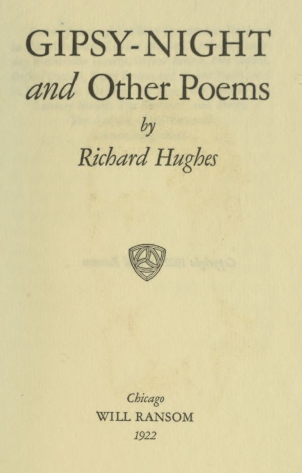 Gipsy-Night, and Other Poems cover