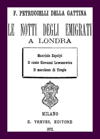 Le notti degli emigrati a Londra cover