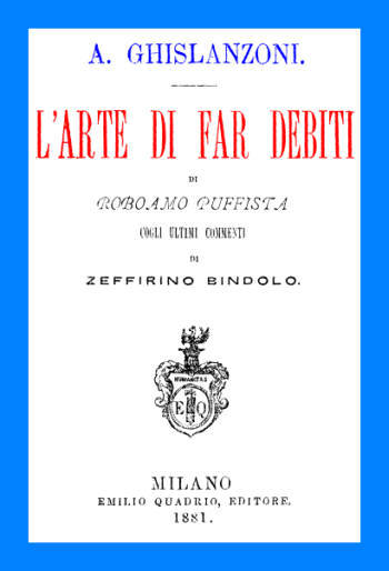 L'arte di far debiti cover