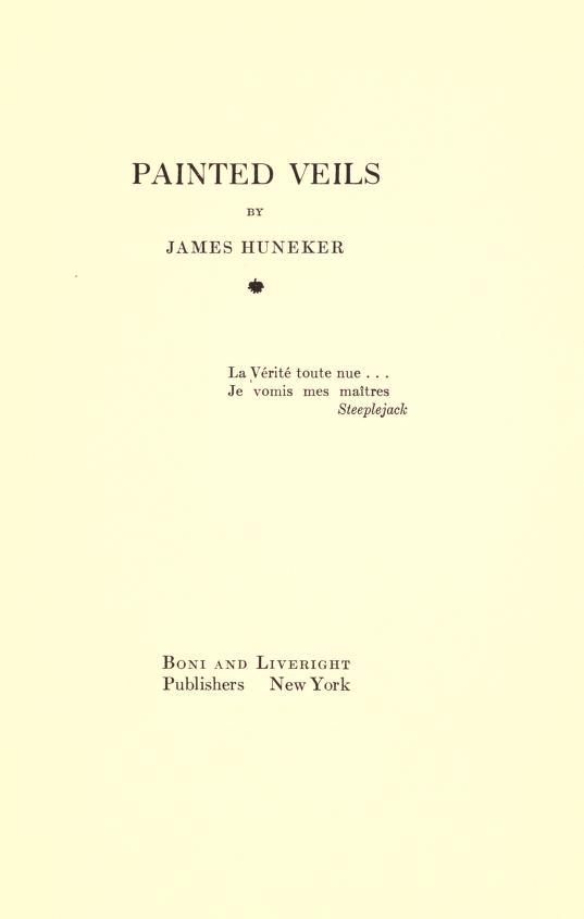 Painted Veils cover