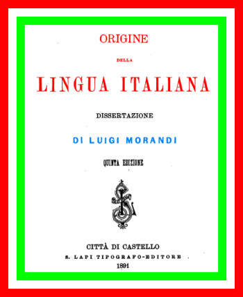 Origine della lingua italiana: dissertazione cover