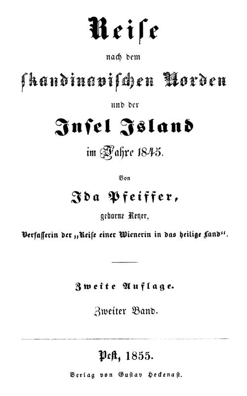 Reise nach dem skandinavischen Norden und der Insel Island im Jahre 1845. Zweiter Band. cover