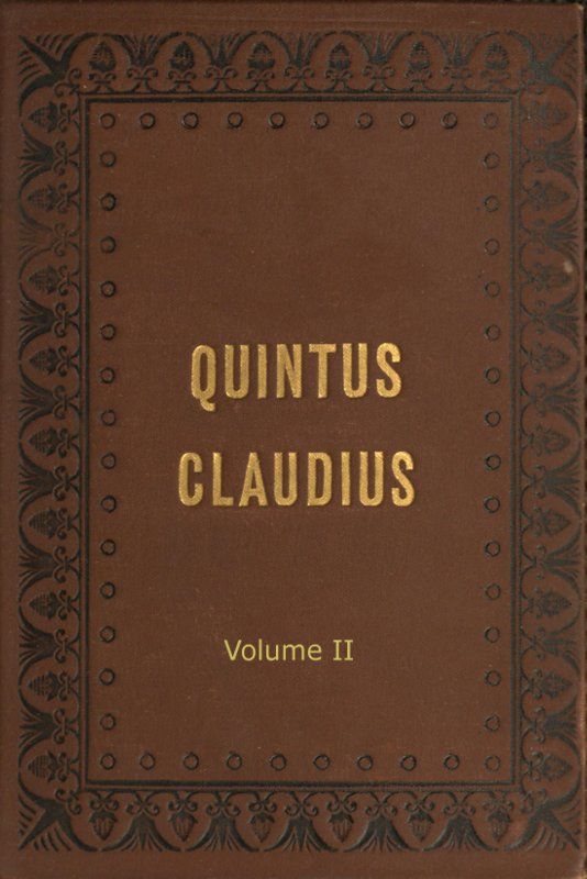 Quintus Claudius: A Romance of Imperial Rome. Volume 2 cover