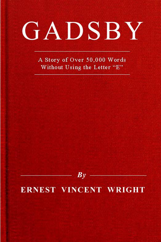 Gadsby cover