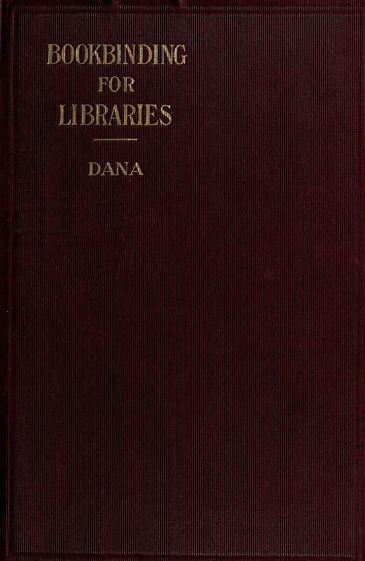 Notes on Bookbinding for Libraries cover