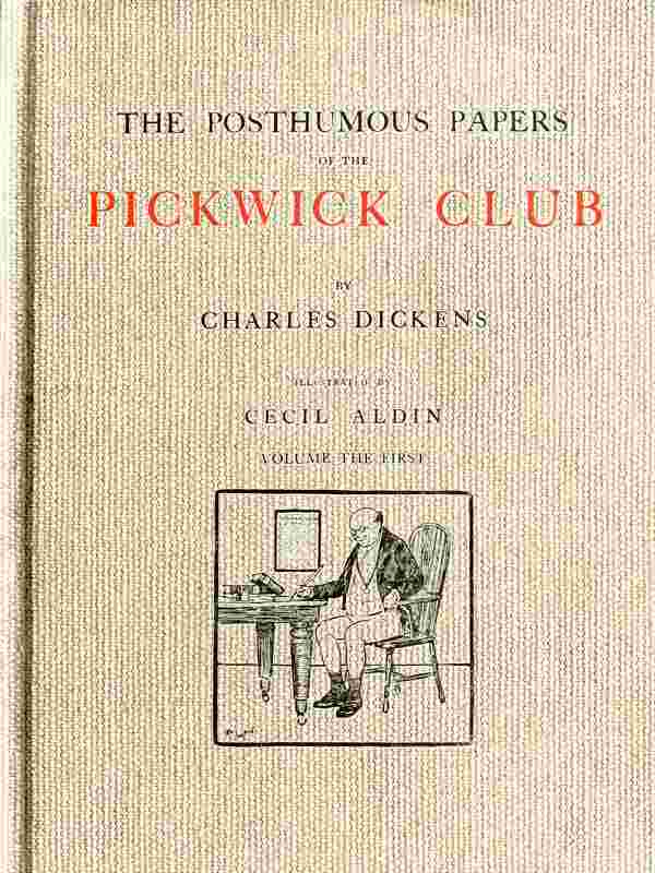 The Posthumous Papers of the Pickwick Club, v. 1 (of 2) cover