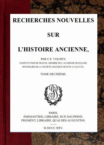 Recherches nouvelles sur l'histoire ancienne, tome II cover
