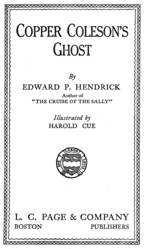 Copper Coleson's Ghost cover