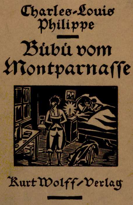 Bübü vom Montparnasse / Ein Roman mit zwanzig Holzschnitten von Frans Masereel cover