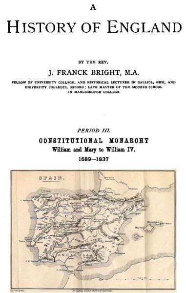 A History of England, Period III. Constitutional Monarchy cover