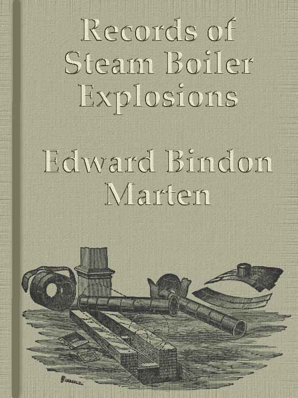 Records of Steam Boiler Explosions cover