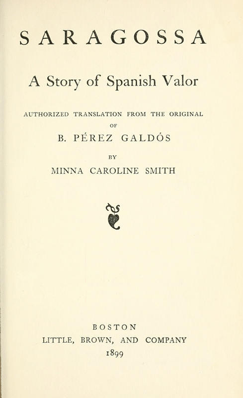 Saragossa: A Story of Spanish Valor cover