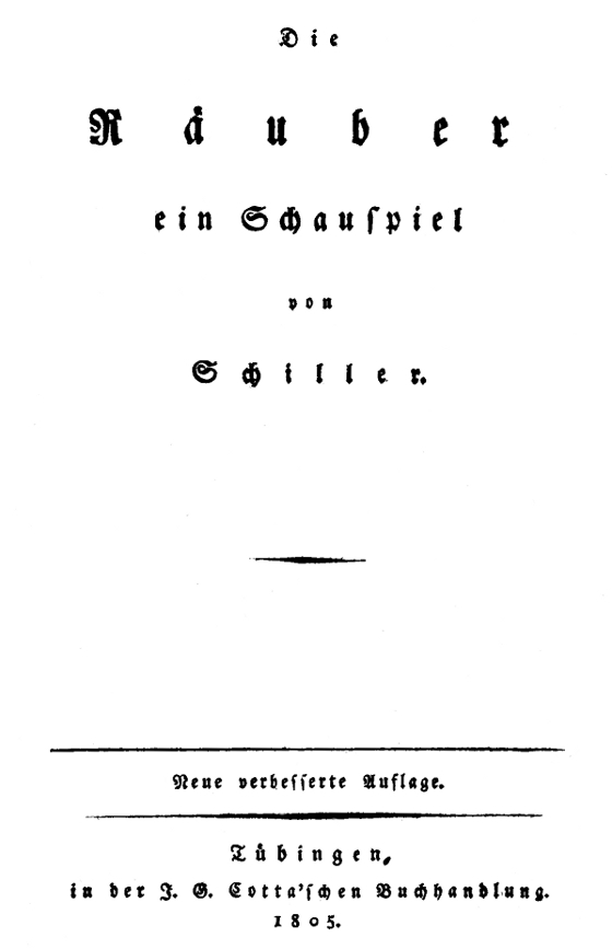 Die Räuber: Ein Schauspiel cover