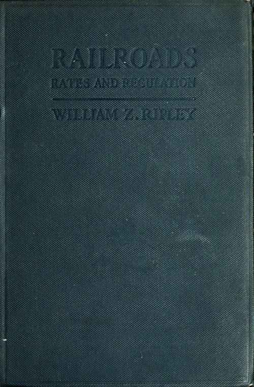 Railroads: Rates and Regulations cover