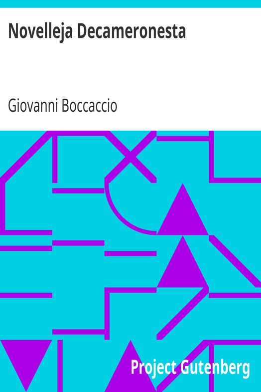 Novelleja Decameronesta cover