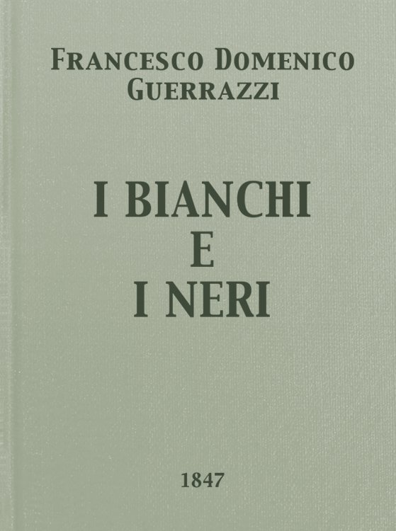 I Bianchi e i Neri: Dramma cover