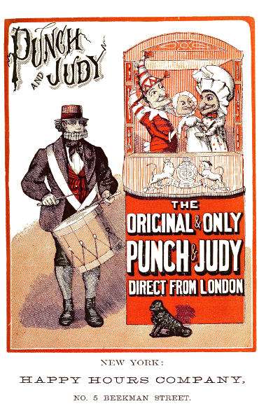 The tragical acts, or comical tragedies of Punch and Judy cover