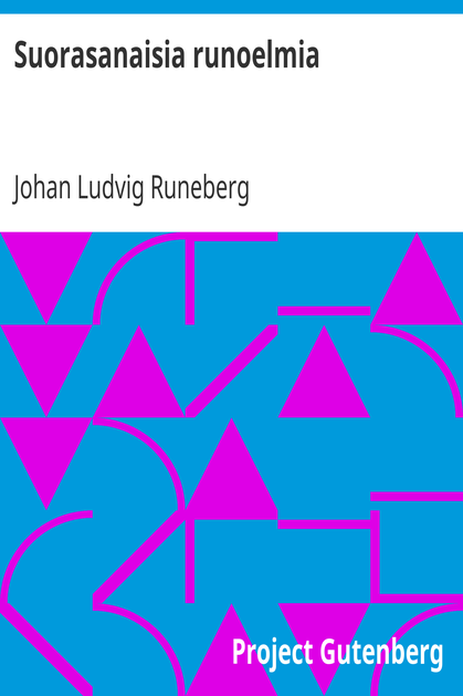 Suorasanaisia runoelmia cover