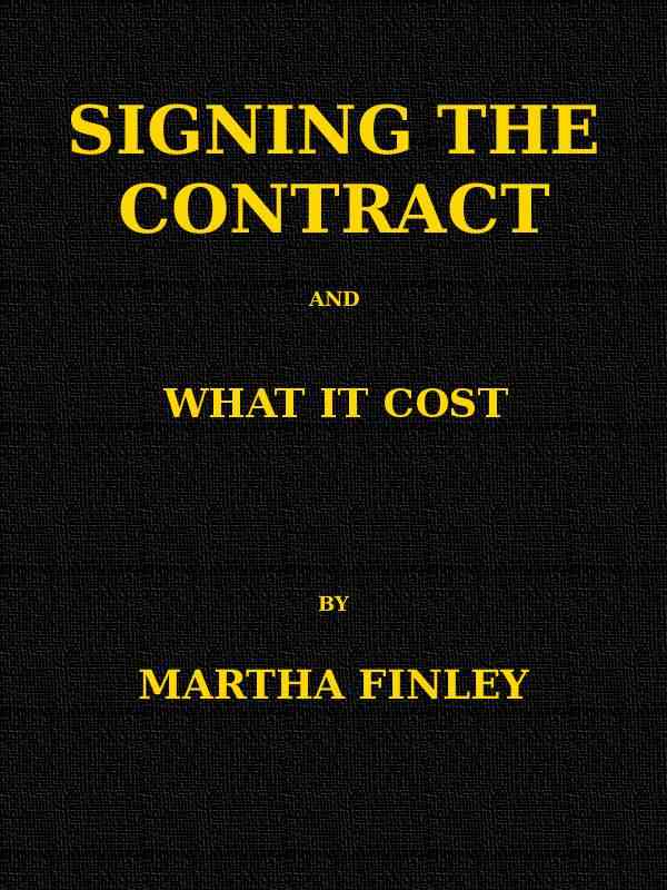 Signing the Contract, and What It Cost cover