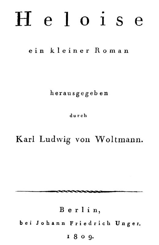 Heloise : ein kleiner Roman cover
