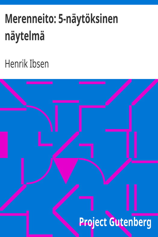 Merenneito: 5-näytöksinen näytelmä cover