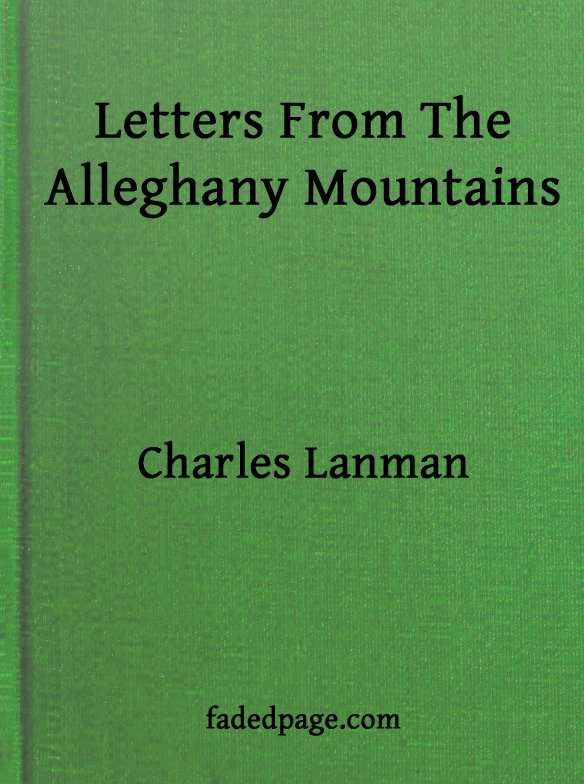 Letters from the Alleghany Mountains cover