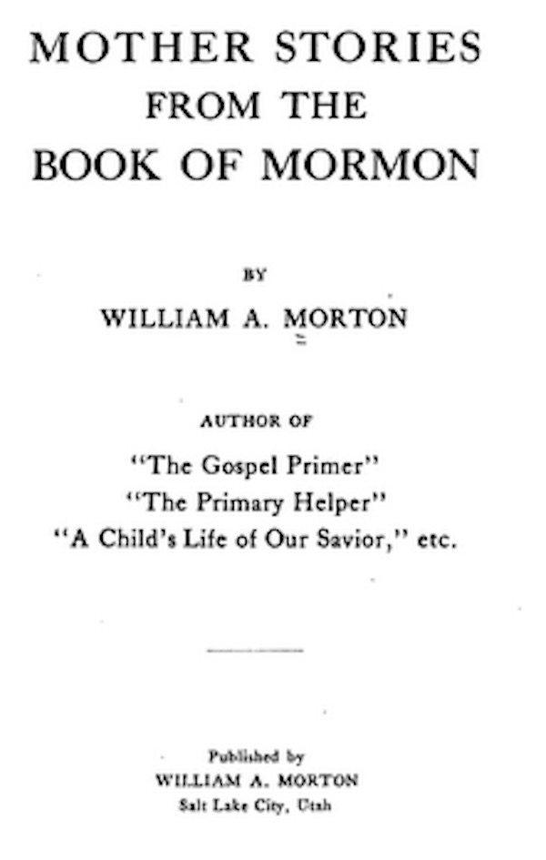 Mother Stories from the Book of Mormon cover