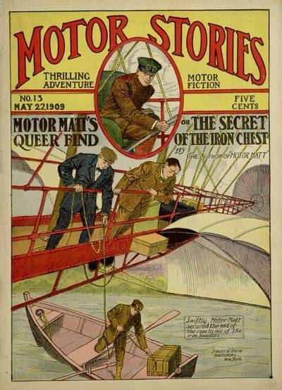 Motor Matt's Queer Find; or, The Secret of the Iron Chest cover