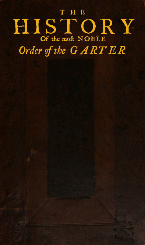 The History of the Most Noble Order of the Garter cover